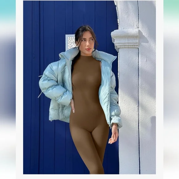 OQQ Sleeveless Brown Jumpsuit - Picture 4 of 8